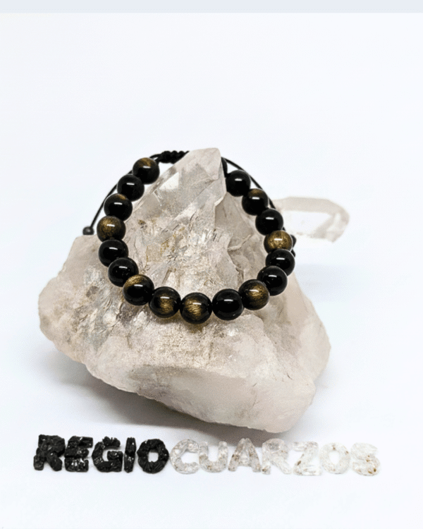 OBSIDIANA NEGRA DORADA